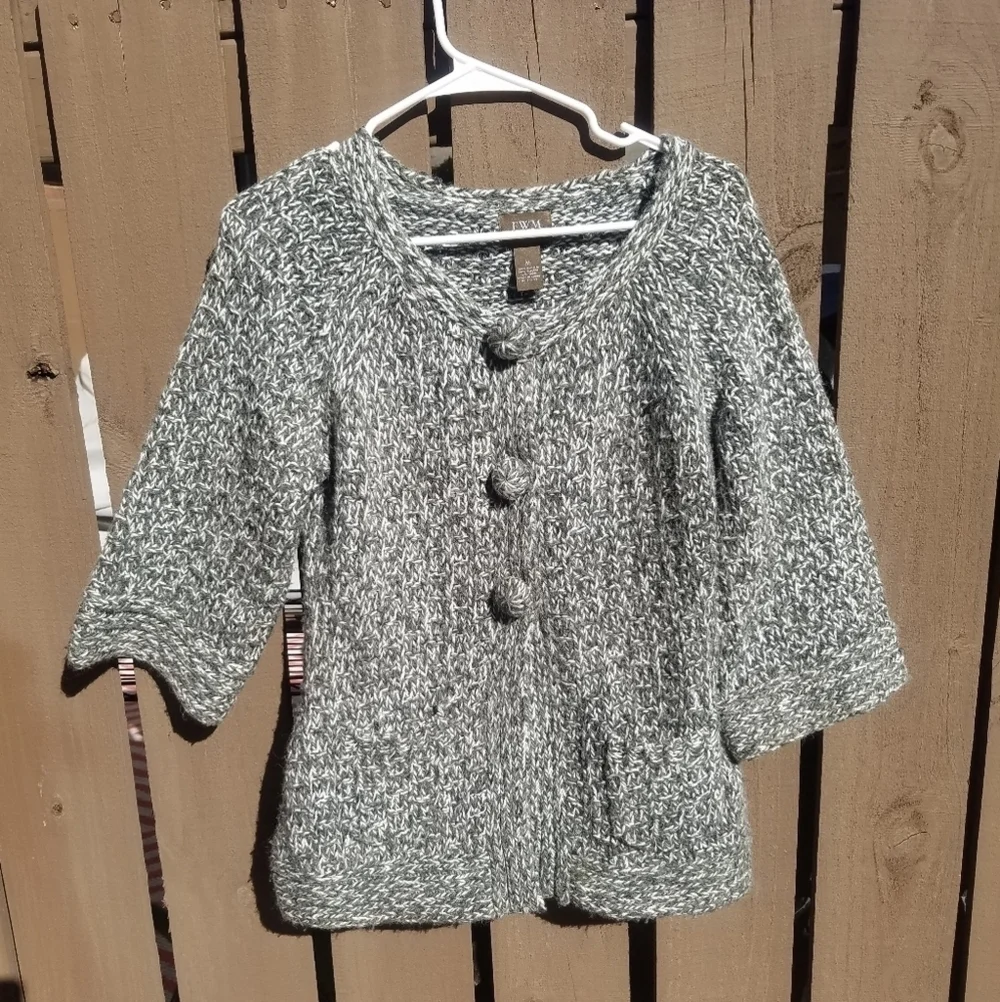 FWM fenn Wright Mason cardigan sweater